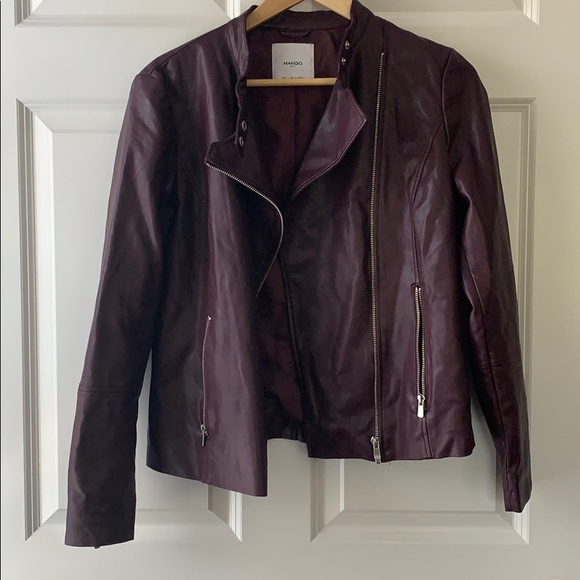 Mango Jackets & Blazers - Mango Faux Leather Jacket
